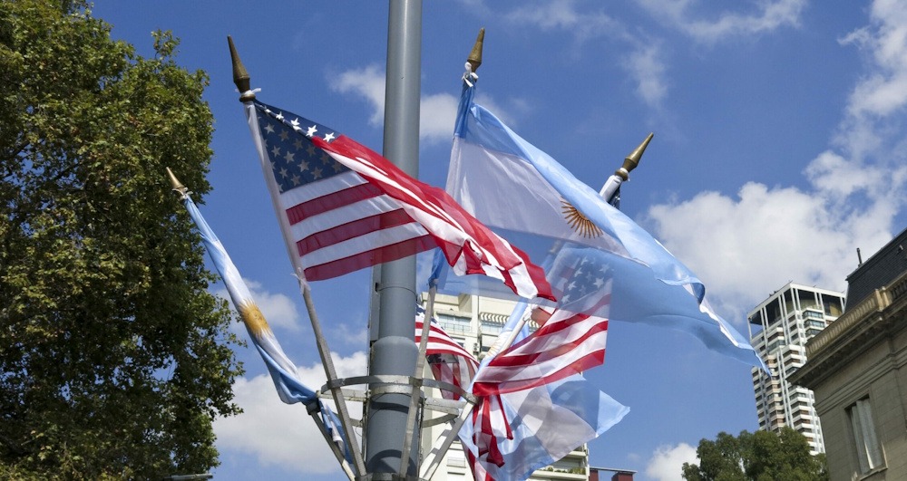Argentina-US Flags