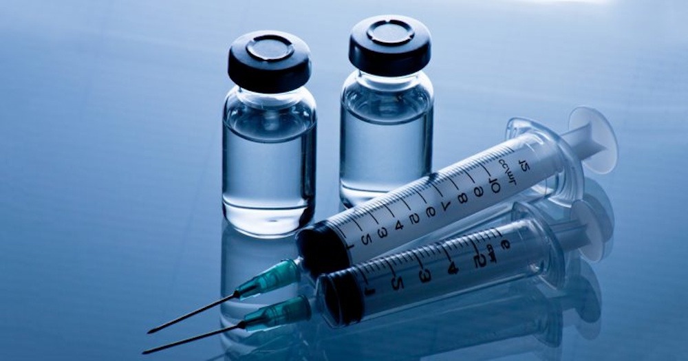 Vaccine Vial and Syringe
